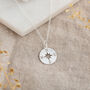 Sterling Silver Compass Necklace, thumbnail 2 of 6