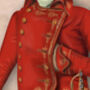 Deer In Red Jacket, Full, Art Print, Framed Or Unframed, thumbnail 3 of 8