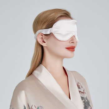 Silk Eye Mask Pink, 3 of 6