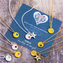 Mini Birthstone Disc Necklace On Gift Card, thumbnail 11 of 12