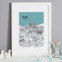 Personalised York Print, thumbnail 9 of 10