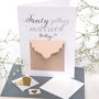 Fancy Getting Married Today Wedding Day Card, thumbnail 1 of 7