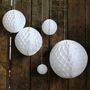 White Paper Ball Decorations Christmas And Wedding, thumbnail 2 of 6