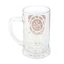 Viking Compass Glass Beer Tankard With Coaster, thumbnail 2 of 3
