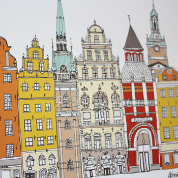 Stockholm Cityscape Print, 3 of 3