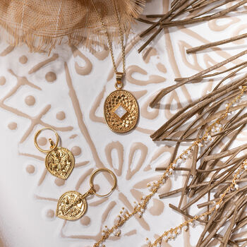 Blooming Lotus Moonstone Necklace In 18k Gold Vermeil, 3 of 8