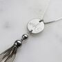 Personalised Wish Necklace Sterling Silver, thumbnail 3 of 6