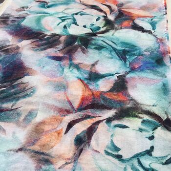 Abstract Rose Buds Scarf, 2 of 8