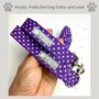 Purple Dog Collar And Lead/Leash Set, thumbnail 1 of 6