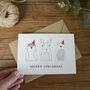 Merry Christmas Illustrated Card, thumbnail 2 of 4