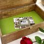 Personalised Antiqued Christening Memory Box, thumbnail 6 of 10