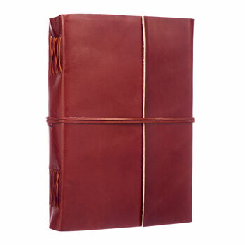 Personalised Distressed A5 Leather Journal, 2 of 8