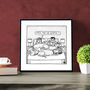Personalised Dog Print, Darling Are We Normal, thumbnail 1 of 2