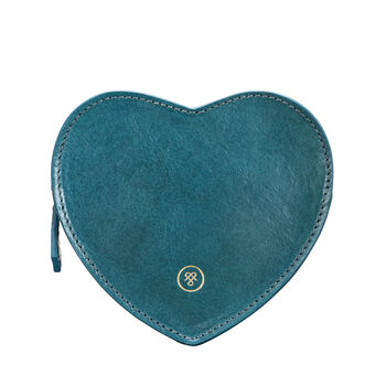 Leather Heart Travel Case 'Mirabella Large', 6 of 12