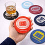 Football Stadium Pvc Coaster + Optional Matching Engraved Mug Gift, thumbnail 1 of 12