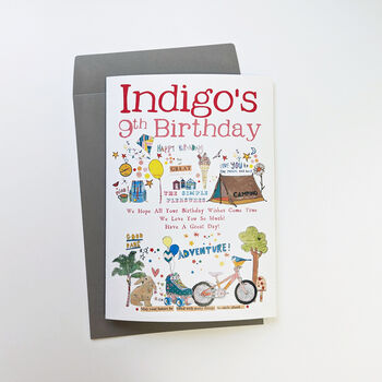 Personalised Kids Birthday Card, 8 of 10