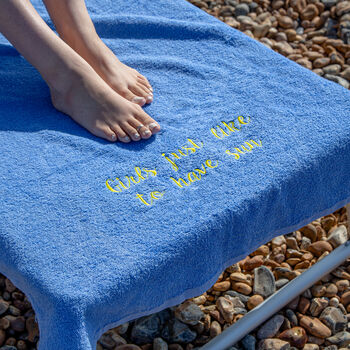 Personalised Sun Lounger Towel, 7 of 11