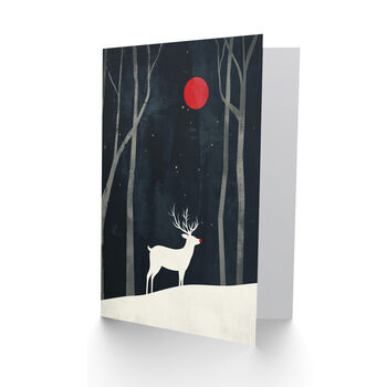 Rudolph Red Nosed Reindeer Winter Xmas Christmas Card, 2 of 4