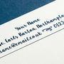 Personalised Luxury Correspondence Cards Thermo Printed, thumbnail 4 of 8