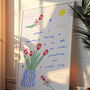 'Getting To Create Every Day' Motivational Floral Art Print, thumbnail 3 of 7