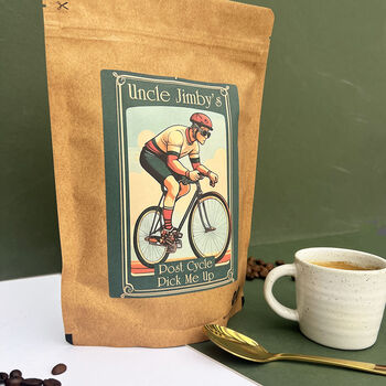 Personalised Coffee Beans Cycling Gift, 4 of 5