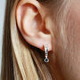 Green Agate Sterling Silver Drop Earrings, thumbnail 1 of 9