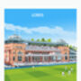 Lords Cricket Ground Art Print, thumbnail 2 of 3