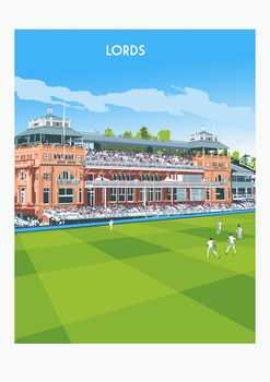 Lords Cricket Ground Art Print, 2 of 3