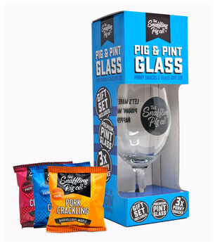 Pig And Pint Glass Gift Set, 3 of 3