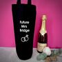 Personalised Future Mrs Hen Do Bottle Bag, thumbnail 1 of 3