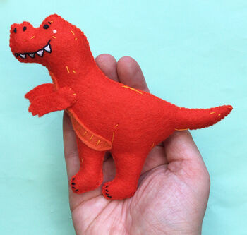 Tommy The T Rex Felt Sewing Kit, 3 of 5