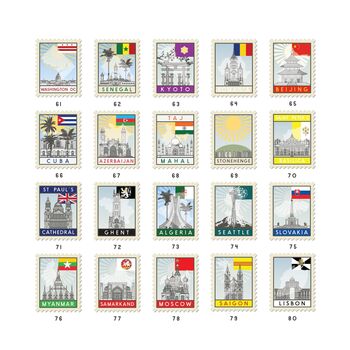 Personalised Travel Destination Stamp Print, 11 of 11