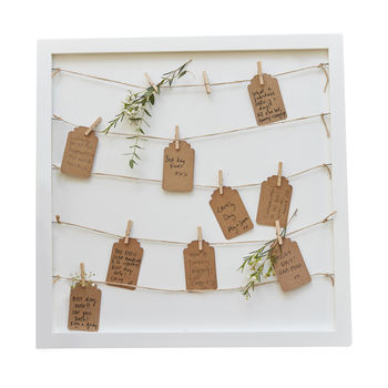 Peg And String Frame Wedding Guestbook Alternative, 2 of 3