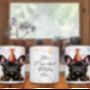 Personalised Brindle French Bulldog Birthday Congratulations Party Mug, thumbnail 2 of 2