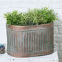 Set Of Three Copper And Iron Planters, thumbnail 3 of 6