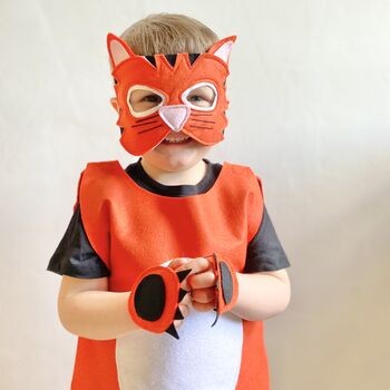 Felt Tiger Costume For Children And Adults, 6 of 12