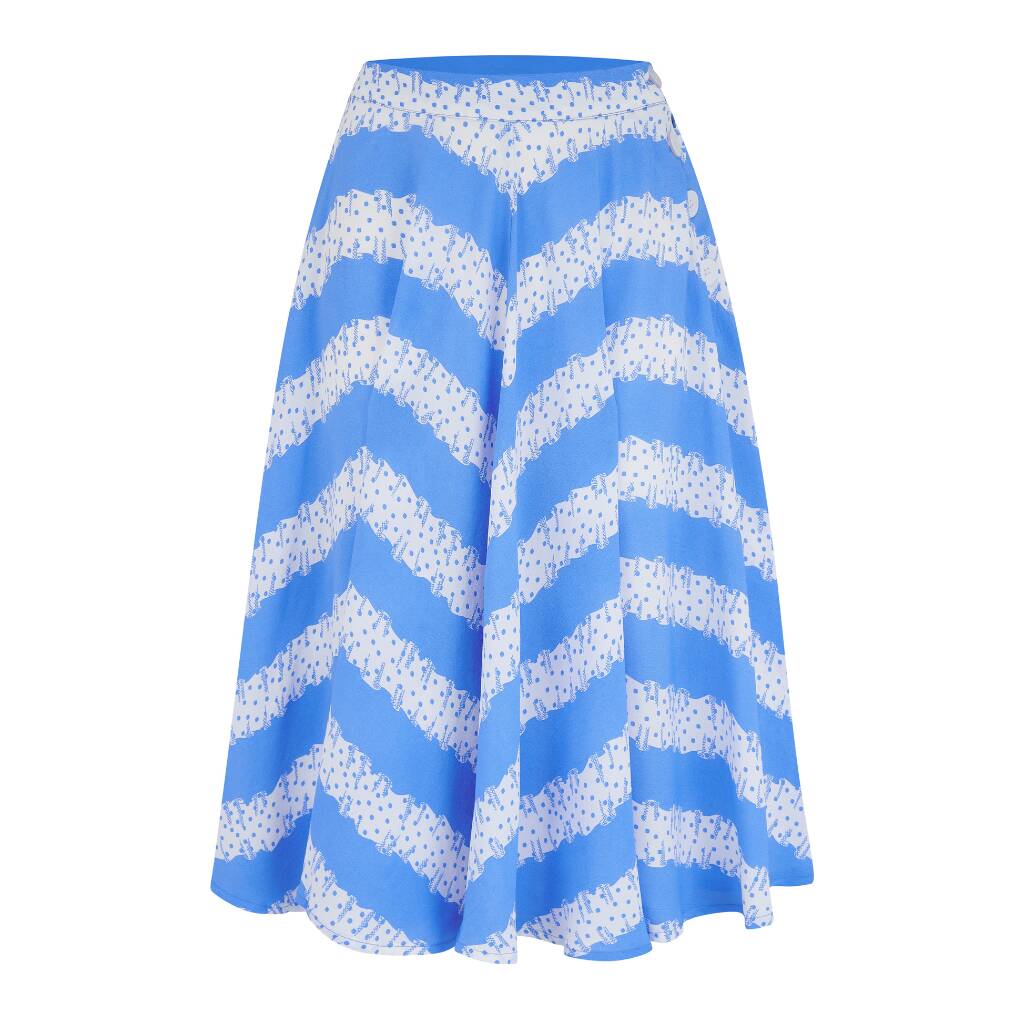 Isabelle Skirt In Palace Ribbon Vintage 1940s Style, 1 of 3