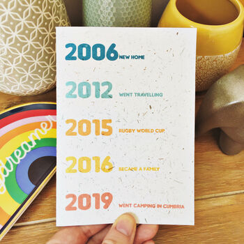 Rainbow Memories Personalised Print, 8 of 8