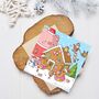 Cute Christmas Gingerbread Card, thumbnail 5 of 7