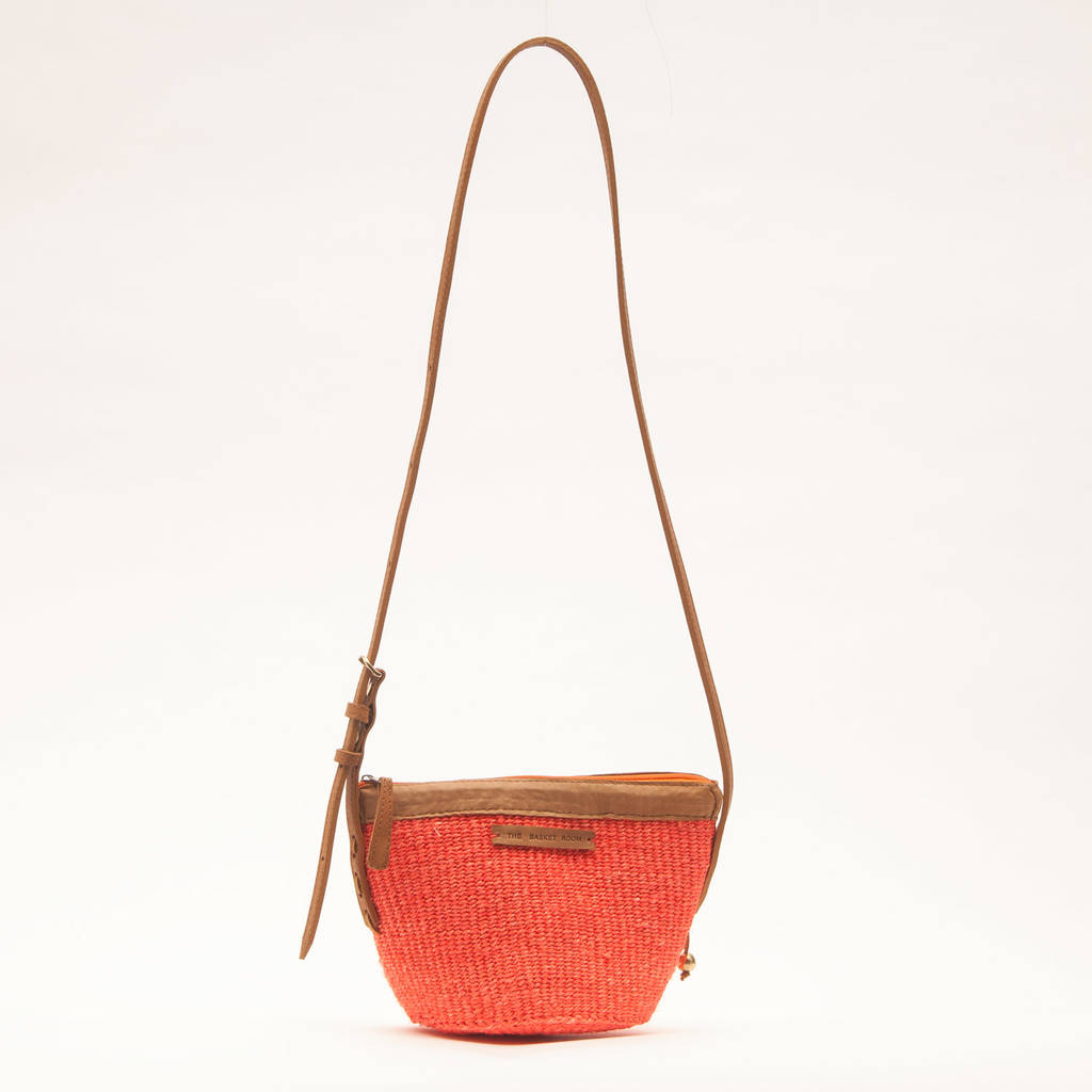 Woven Sisal Crossbody Bag By The Basket Room | notonthehighstreet.com