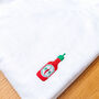 Sriracha Hot Sauce Embroidered T Shirt, thumbnail 3 of 7