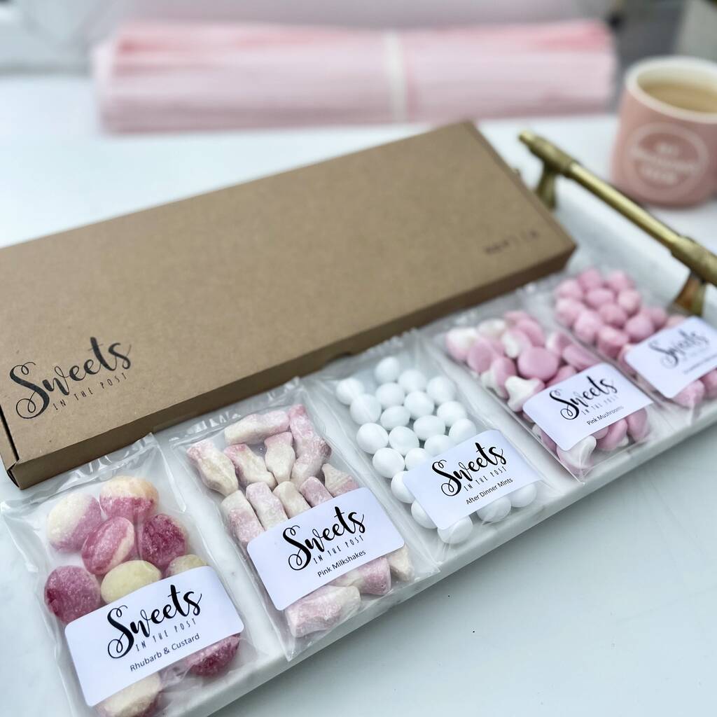 Tickled Pink Letterbox Sweets Gift Box, 1 of 9