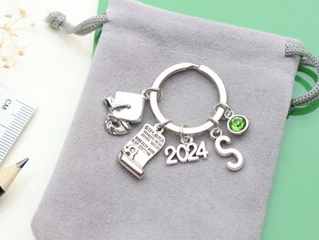 2025 Diploma Graduation Keyring, Personalised Gift Keepsake, Masters Degree, 4 of 8