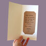 Reusable Eco Friendly Midnight Garden Card Blank Inside Or Optional Handwritten Message, thumbnail 3 of 10