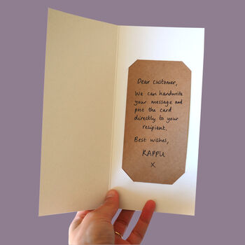 Reusable Eco Friendly Midnight Garden Card Blank Inside Or Optional Handwritten Message, 3 of 10