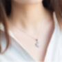 Sterling Silver Maple Leaf Pendant Necklace, thumbnail 2 of 7
