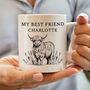 Personalised Black Highland Cow Mug, thumbnail 3 of 5