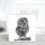 Talitha The Baby Owl Luxury Greeting Card And Envelope, thumbnail 2 of 2