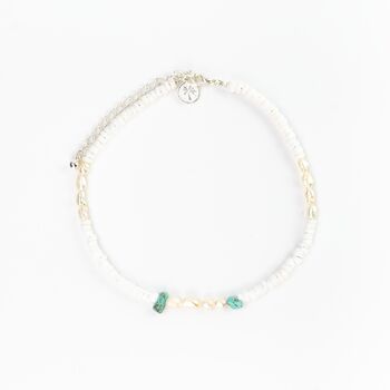 Kai Pearl Beaded Anklet, 3 of 4