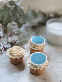 It's A Boy Cupcake Decorations By Just Bake